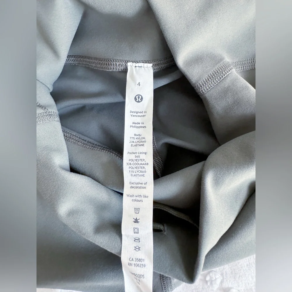 NWT Lululemon Wunder Train Core Yoga High-Rise Tight 25" Size 4 Green Olive - Picture 5 of 7